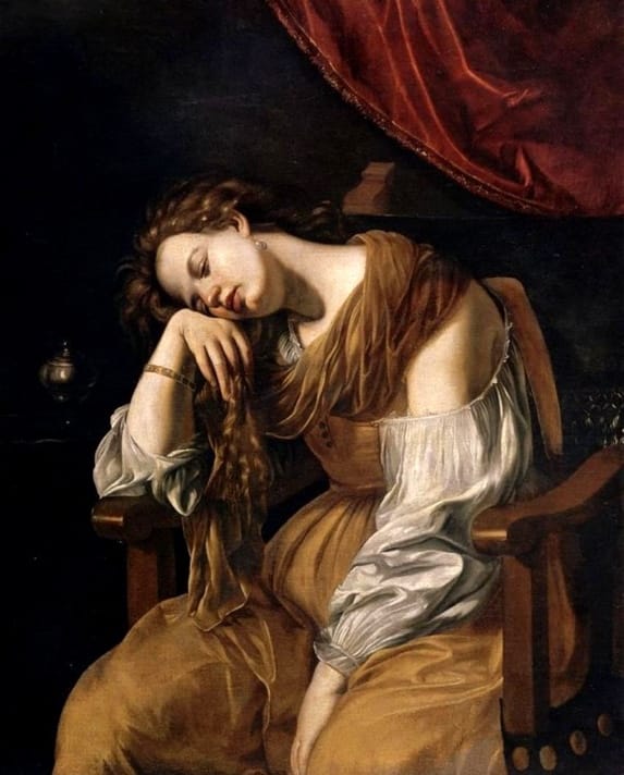 Penitent Magdalene by Artemisia Gentileschi