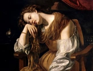 Penitent Magdalene by Artemisia Gentileschi