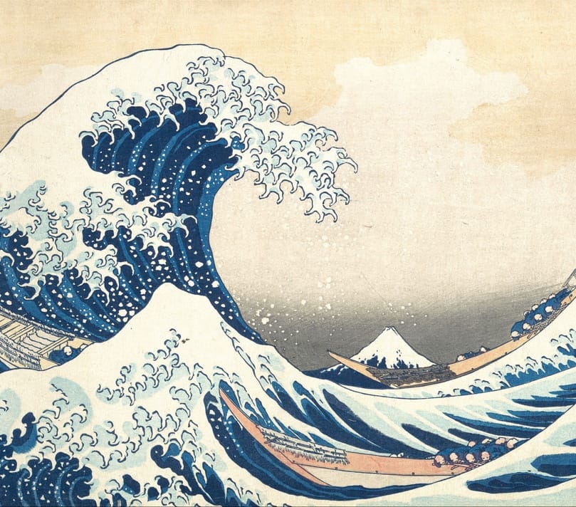 The Great Wave off Kanagawa by Hokusai