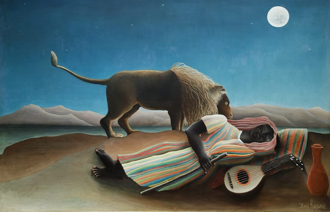 The Sleeping Gypsy by Henri Rousseau