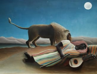 The Sleeping Gypsy by Henri Rousseau