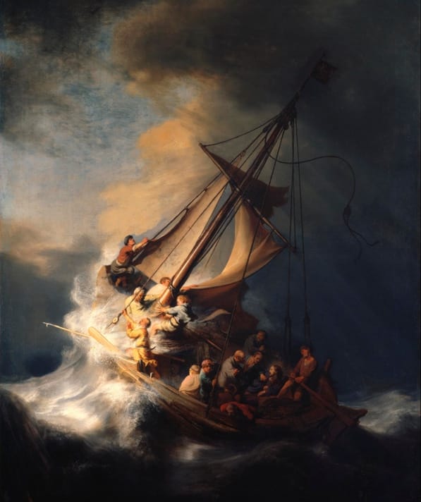 The Storm on the Sea of Galilee by Rembrandt