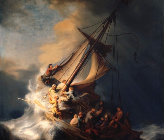 The Storm on the Sea of Galilee by Rembrandt