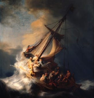 The Storm on the Sea of Galilee by Rembrandt