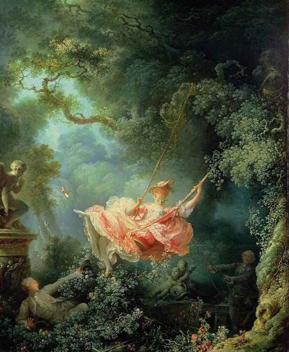 The Swing by Jean-Honoré Fragonard