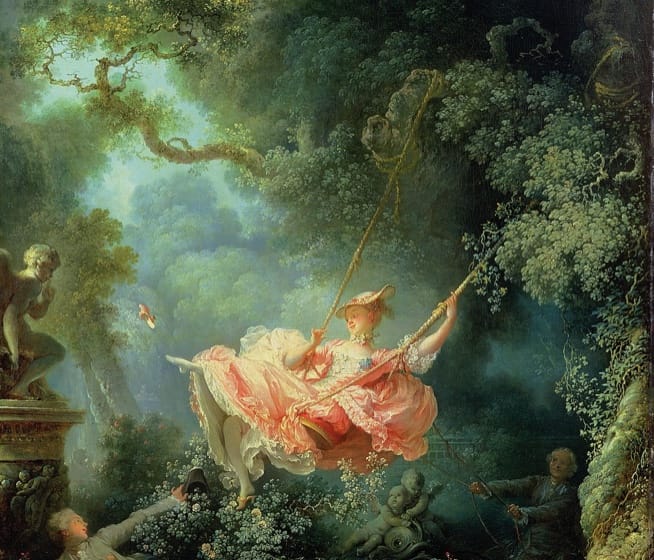 The Swing by Jean-Honoré Fragonard