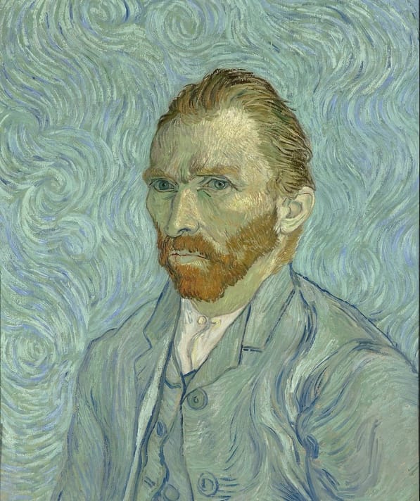 Van Gogh self-portrait by Vinecent Van Gogh