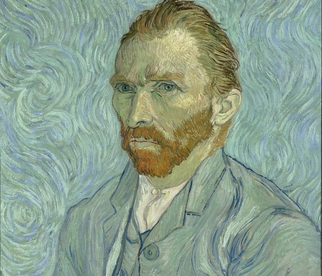 Van Gogh self-portrait by Vinecent Van Gogh